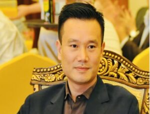 Hunter’s Chinese business partners,Patrick Ho and Ye Jianming (above), the chairman of CEFC.