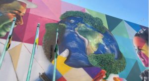 UN News/Mayra Lopes لوحة جدارية جديدة مؤثرة وجذابة للفنان البرازيلي الشهير 