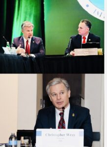 At each event, Director Wray addressed several topics, including violent crime and the southwest 